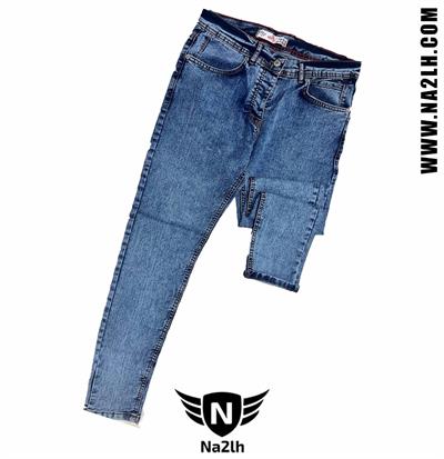 بنطلون جينز رجالي فاتح